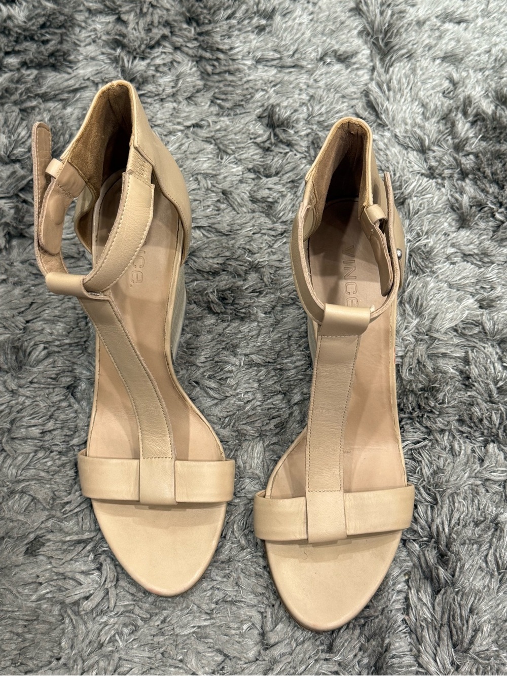 Vince Nolan T Strap Block Heel Vandals